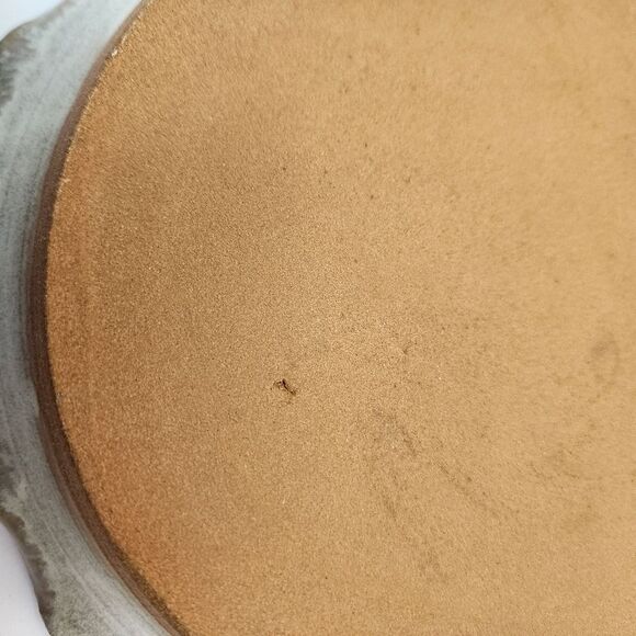 Handmade Deep Dish Pottery Pie Plate with Leaf and Berries Design 9.5" - Picture 5 of 5